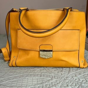 Steve Madden Gold/Mustard Laptop Bag